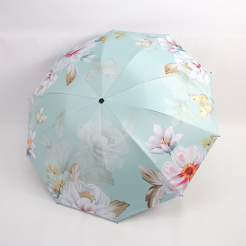 Women's umbrella with floral patterns and UV protection Kalsten