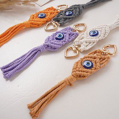 Decorative Macrame Keychain Holder Acalora