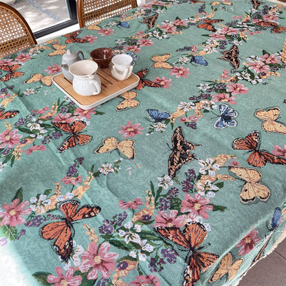 Elegant Floral Table Cover