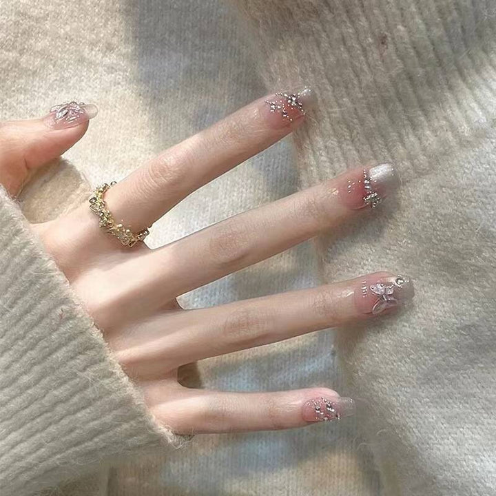 Premium Glittering Press-On Nail Extensions Kalsten