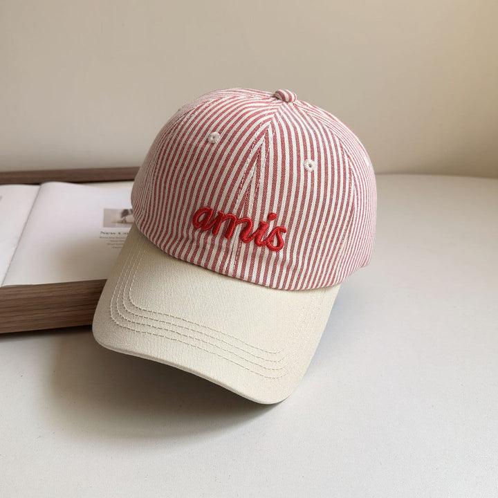 Women's Striped Cotton Baseball Cap Kalsten
