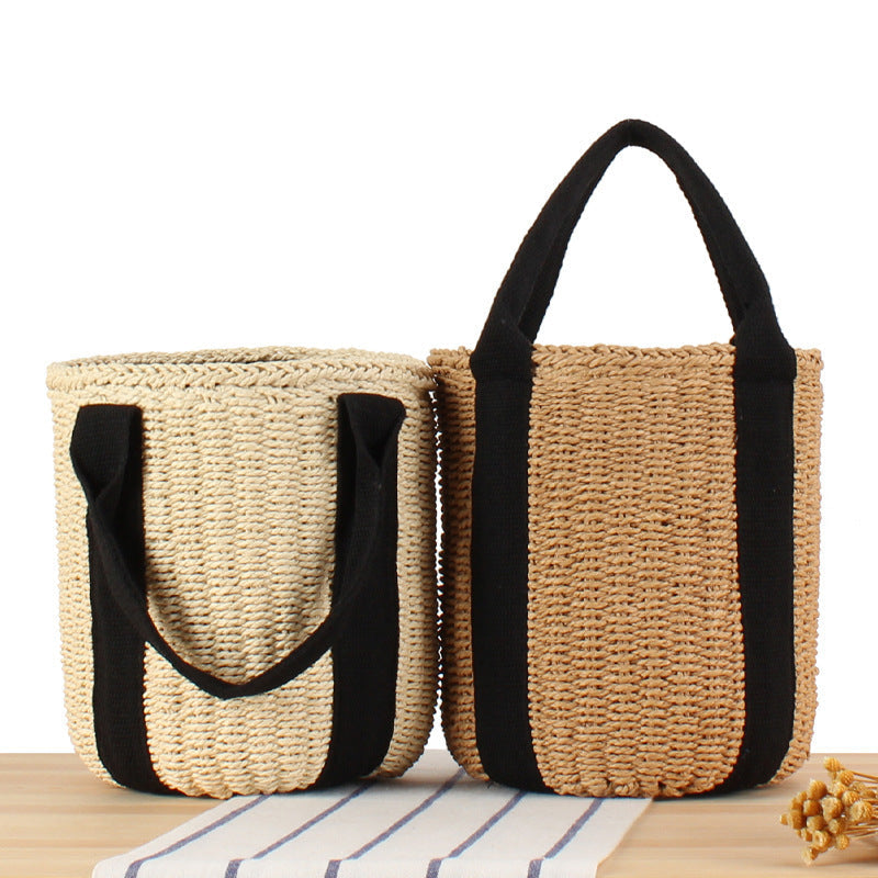Braided tote bag with sturdy fabric handles Kalsten