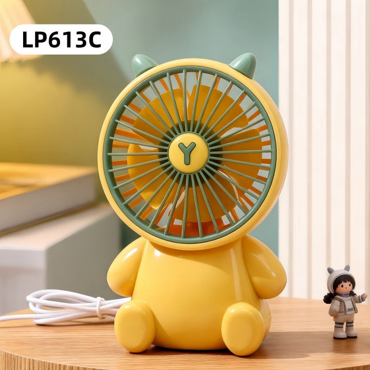 Women's portable USB mini handheld fan with animal design Kalsten