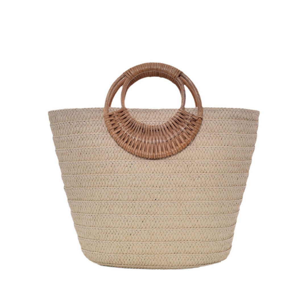 Handbag with Braided Handle Kalsten
