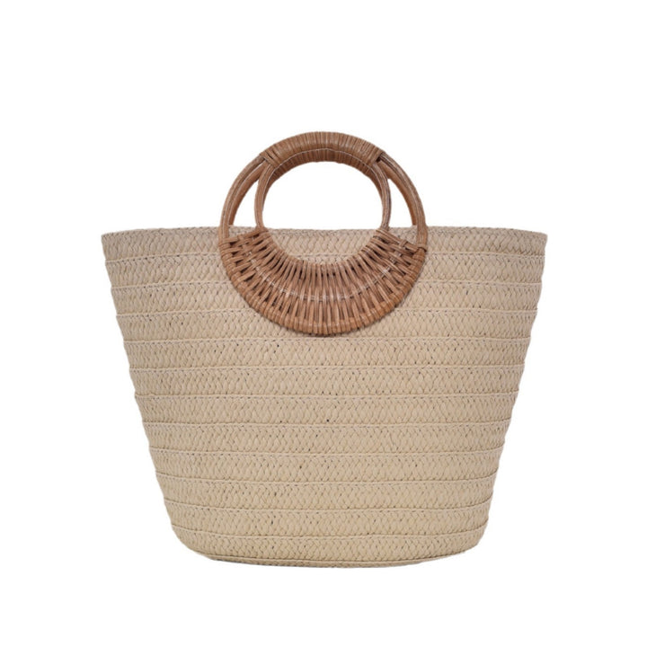 Handbag with Braided Handle Kalsten