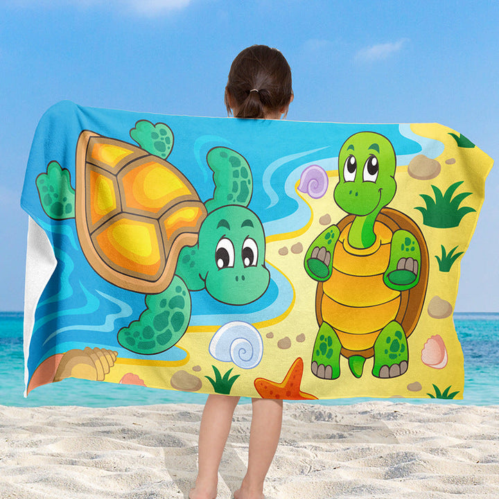 Beach towel with creative turtle design Kalsten
