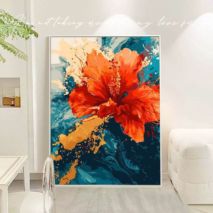 Floral Abstract Canvas Art Kalsten