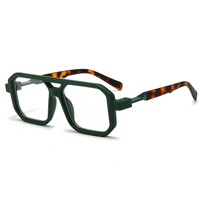 Ladies stylish oversized sunglasses with geometric frame Kalsten