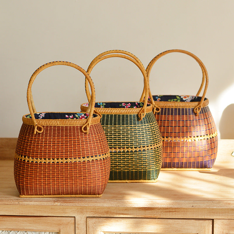 Handmade synthetic fiber tote bag Acalora