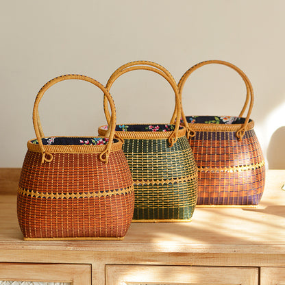 Handmade synthetic fiber tote bag Acalora