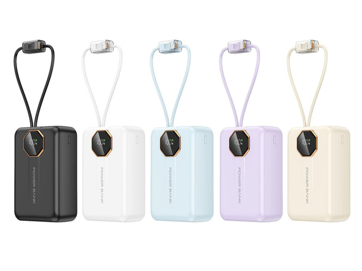 Portable power bank with integrated fast charging function and LED display Kalsten