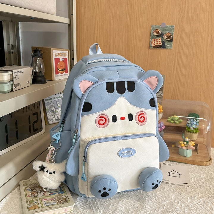 Children's Cute Plush Animal-Themed School Backpack