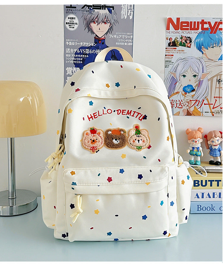 Children's Playful Cartoon-Inspired School Backpack