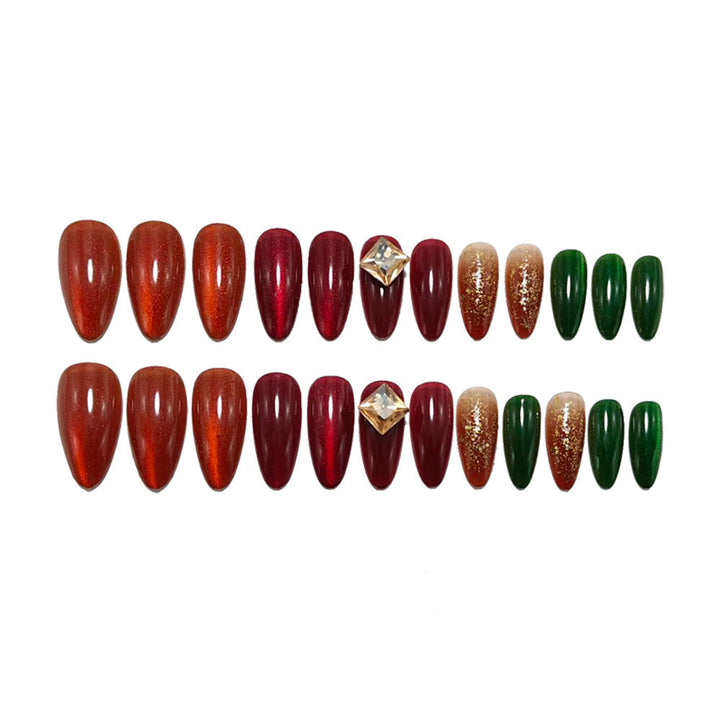 Glamorous Artificial Nails Set Kalsten