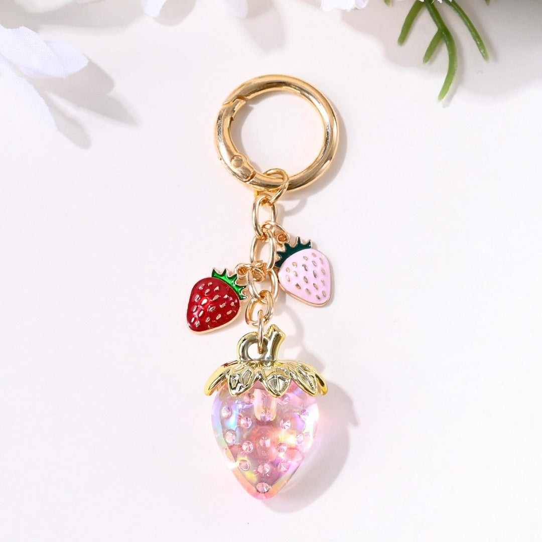Keychain with Fruity Strawberry Design Kalsten