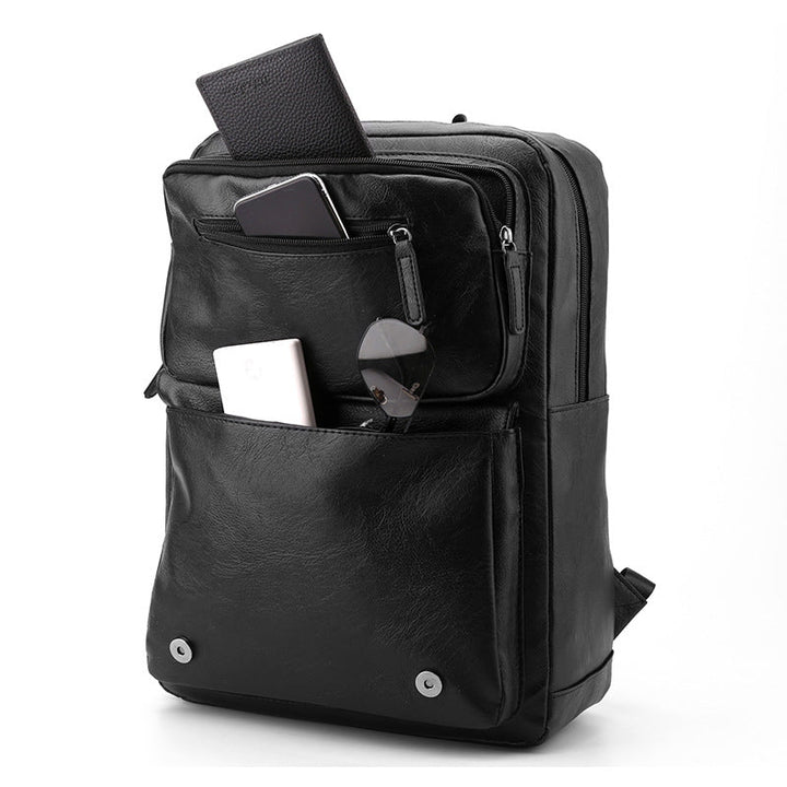 Stylish Leather Backpack Kalsten