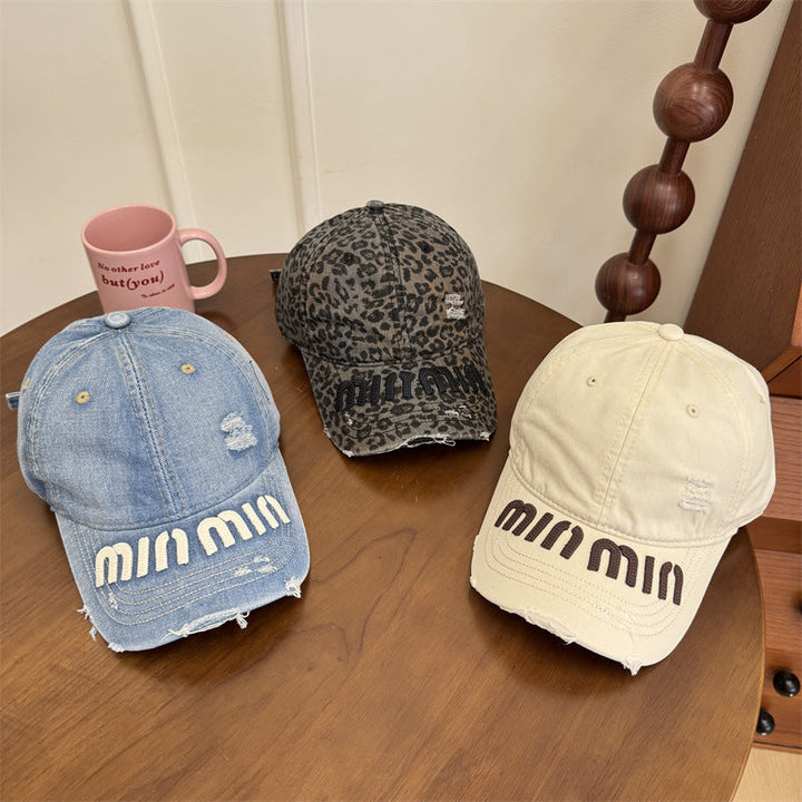Women's Distressed Graphic Baseball Cap Kalsten