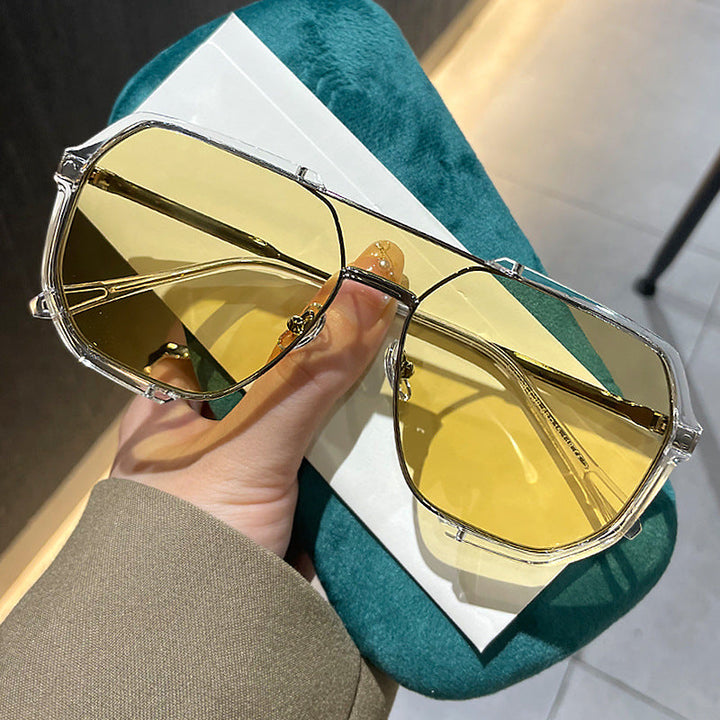 Women’s geometric sunglasses with special frame and UV protection Kalsten