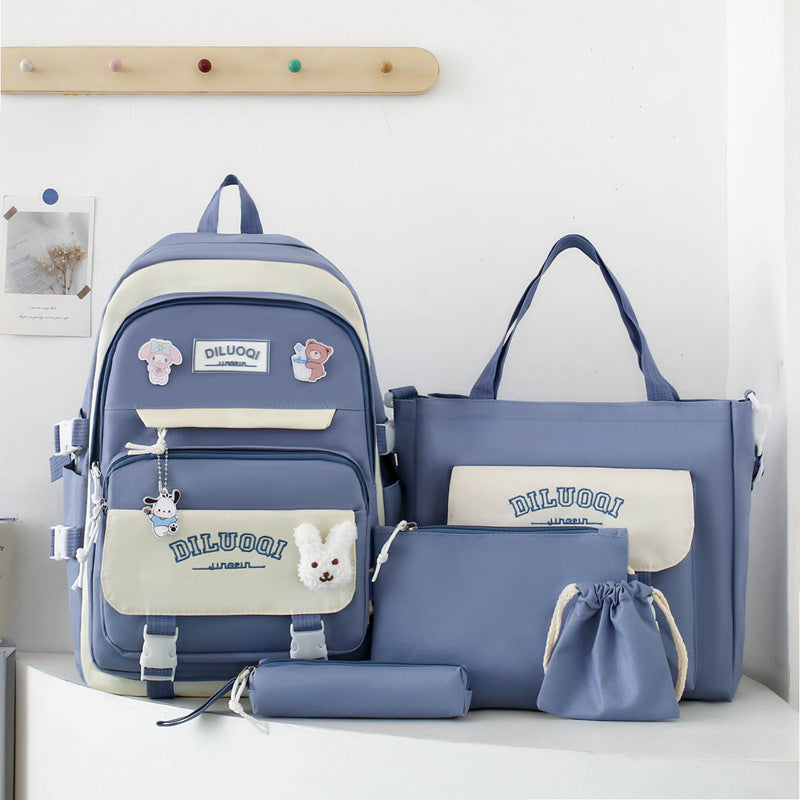 Multi-Purpose School Backpack and Tote Bag Set Kalsten