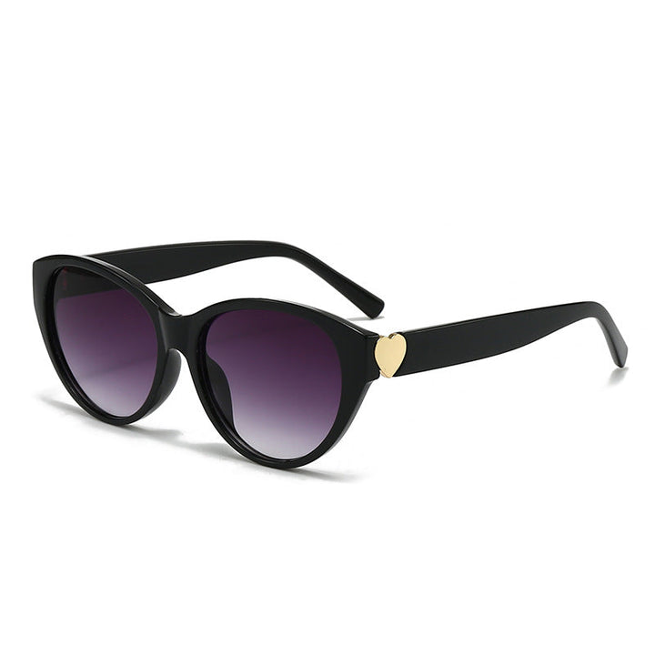 Women Cat-Eye Sunglasses with Heart Design Kalsten