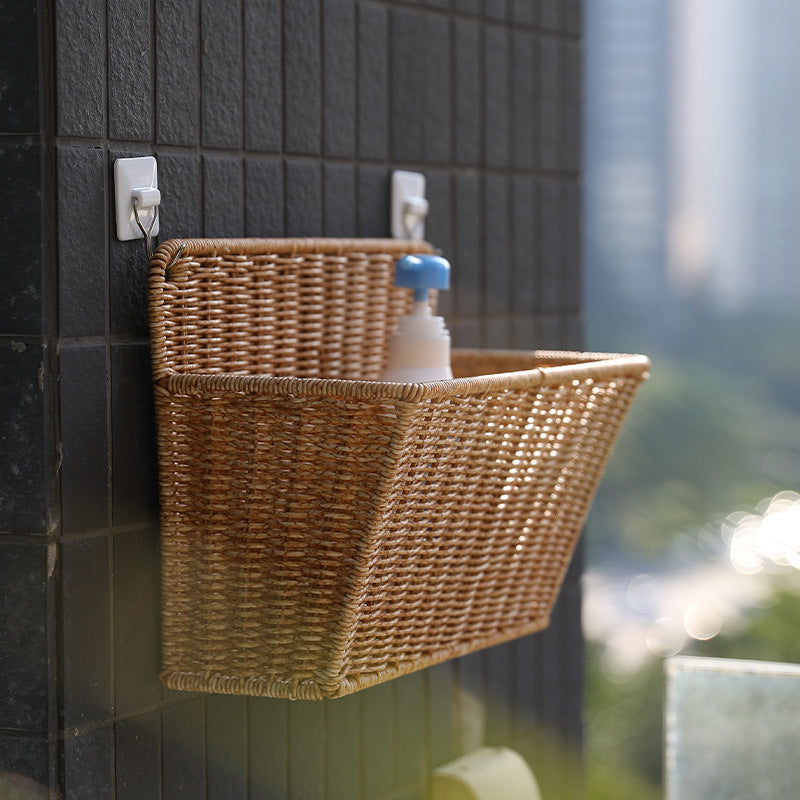 Unisex storage basket with rounded edges and practical handles Kalsten