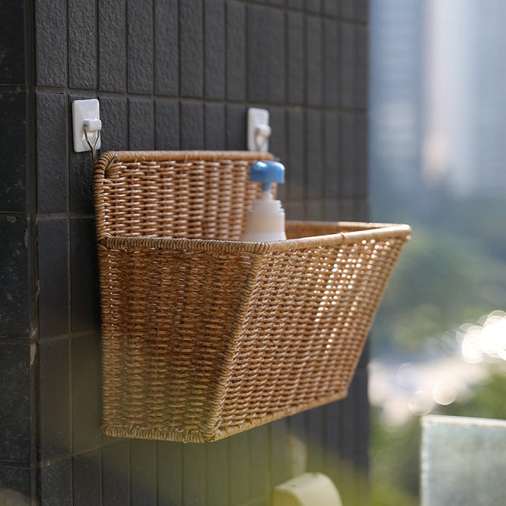 Unisex storage basket with rounded edges and practical handles Kalsten