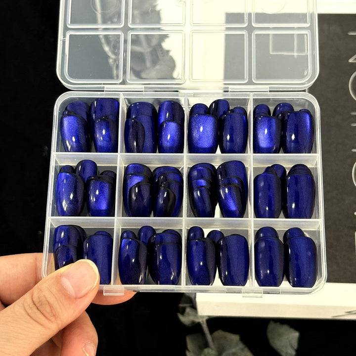 Glossy Stiletto-Shaped Press-On Nail Set Kalsten
