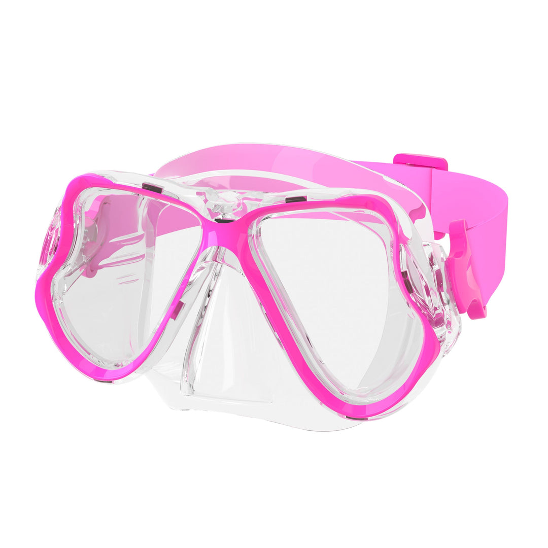 High-quality diving mask with flexible silicone rim and wide field of view Kalsten