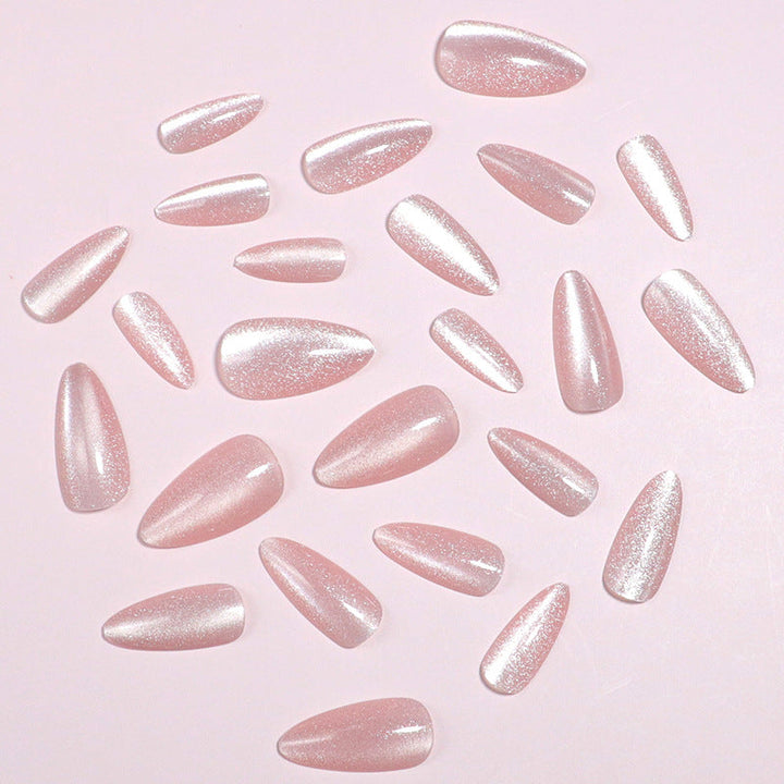 Premium Sparkling Almond-Shaped Press-On Nails Kalsten