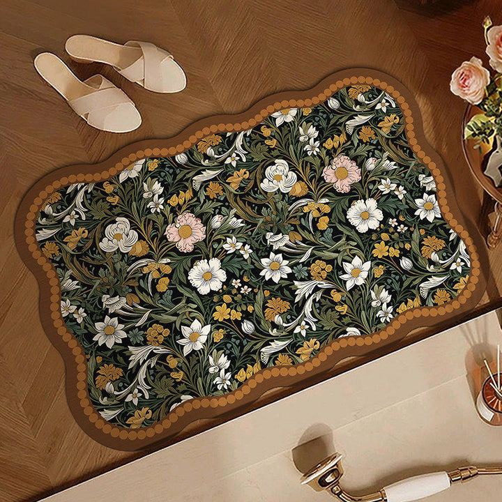 Floral Decorative Mat Kalsten