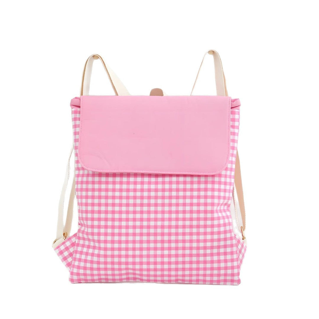 Checked pattern backpack Kalsten