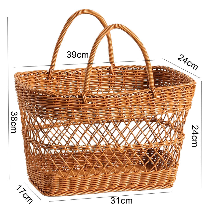 Handcrafted Woven Market Tote Kalsten
