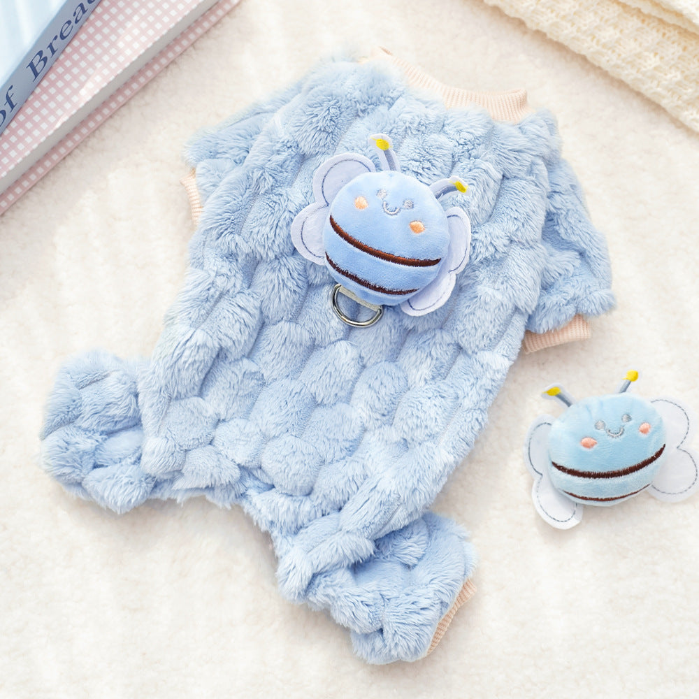 Plush Animal-Themed Pet Pajamas Dog Bed