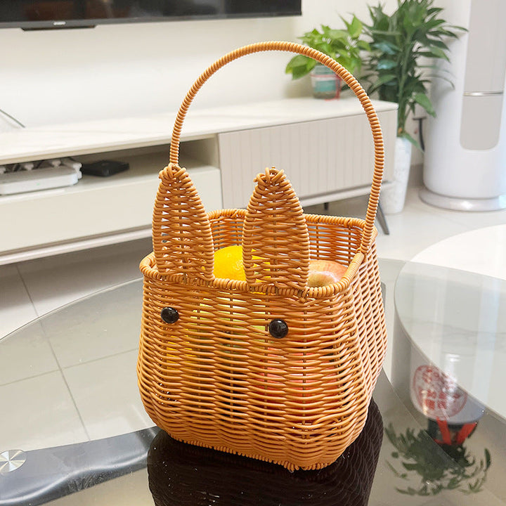 Women cute hand basket with ears Kalsten