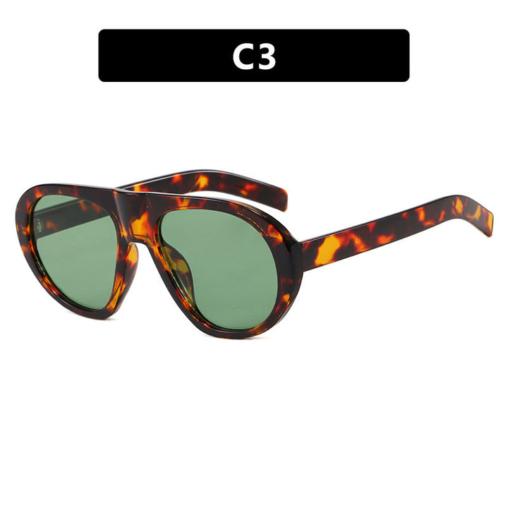 Women striking sunglasses with futuristic frame and sturdy design Kalsten