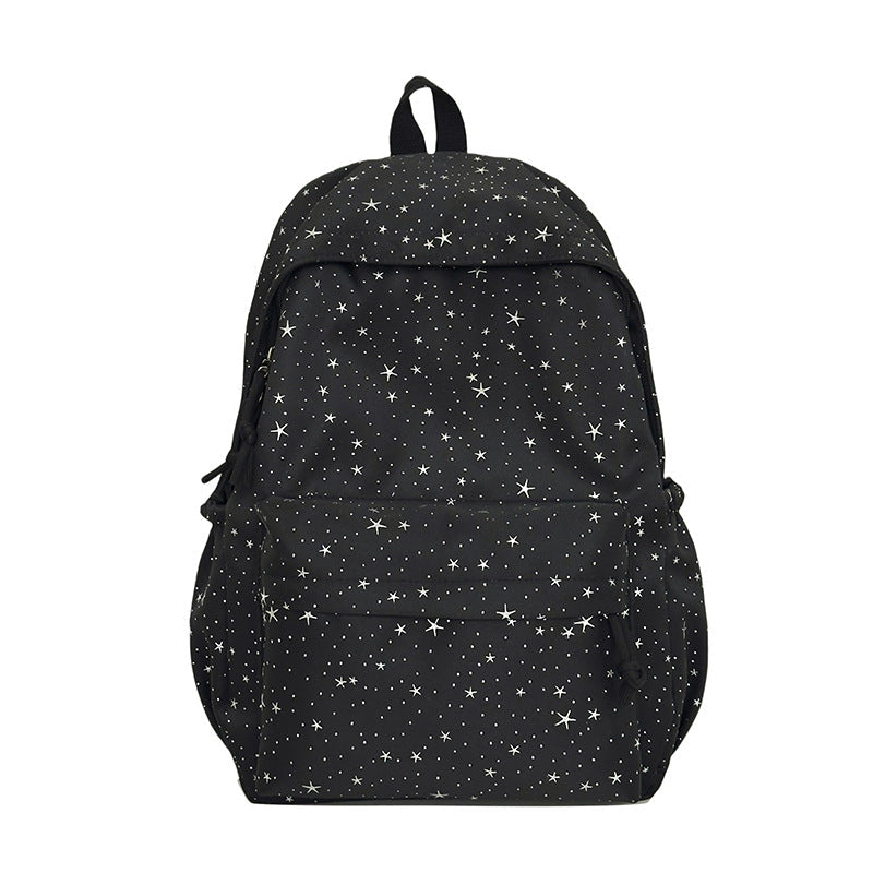 Backpack Made of Durable Material with Sparkling Stars Kalsten