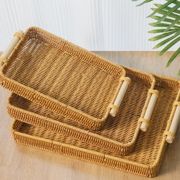 Ladies Rattan Serving Tray Kalsten