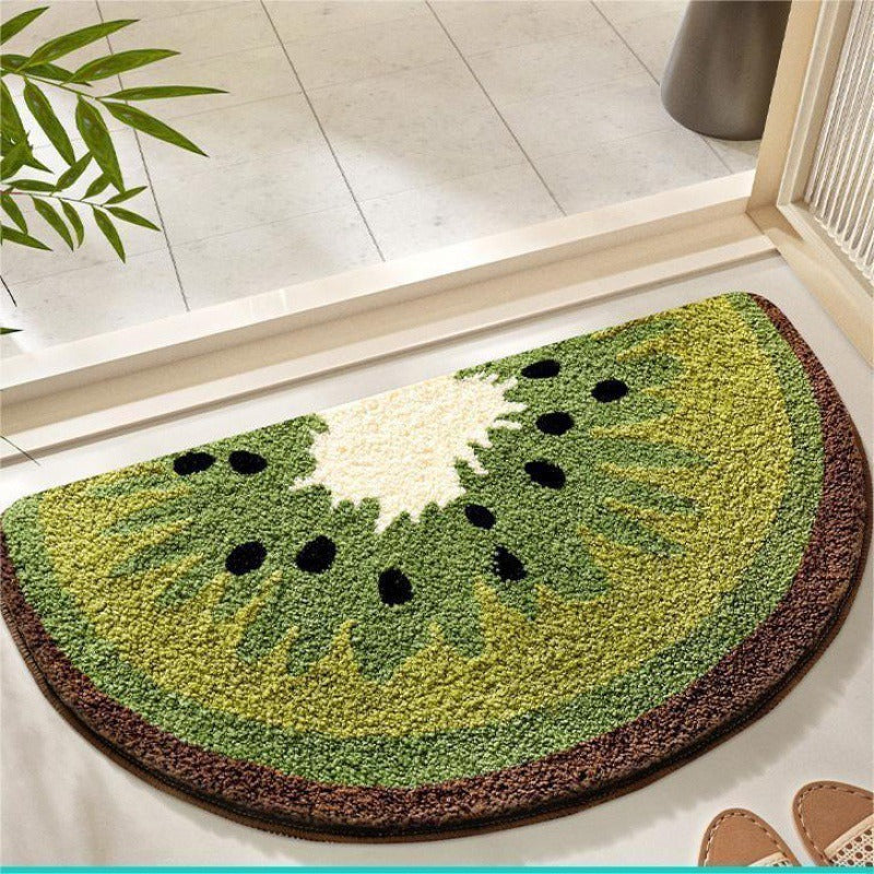 Lemon-Shaped Bath Mat Acalora