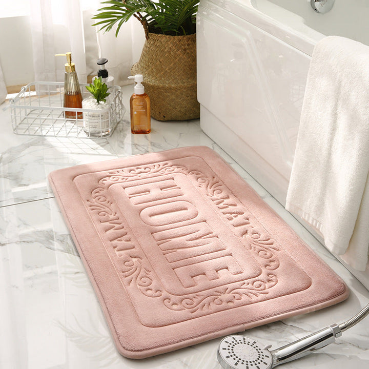 Decorative Textured Bath Mat