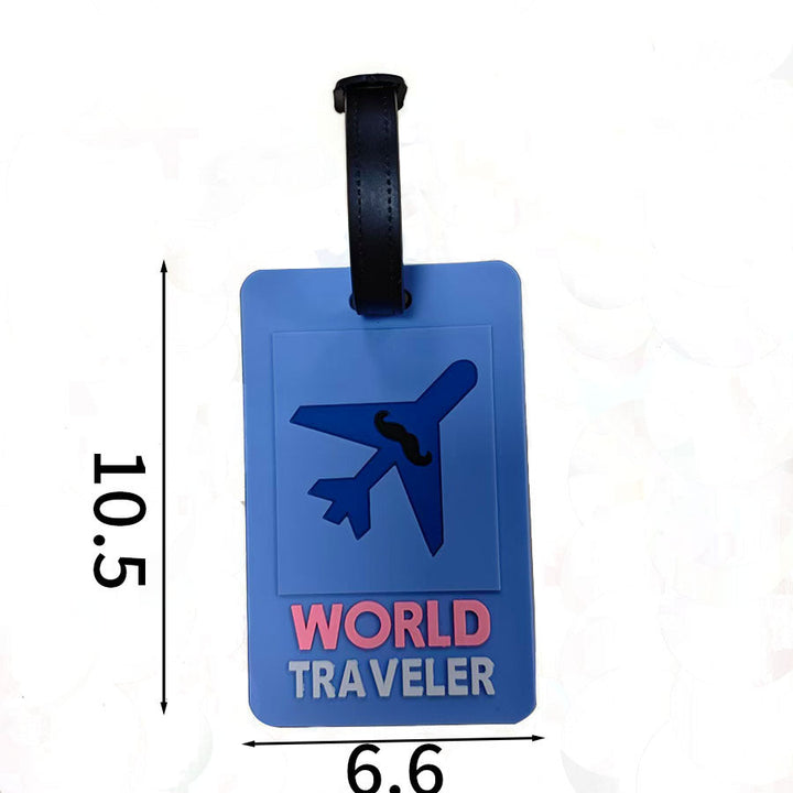 Unisex Luggage Tag with Unique Airplane Design Kalsten