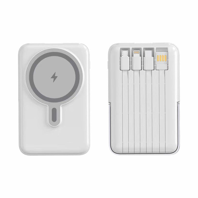 Portable Power Bank with Integrated Cable Compartment by Kalsten