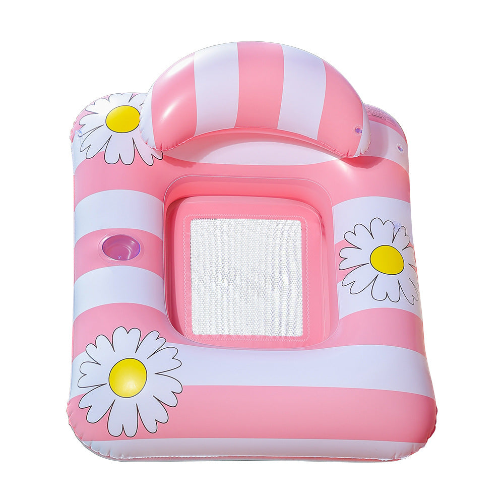 Women Inflatable Lounger with Floral Design Kalsten
