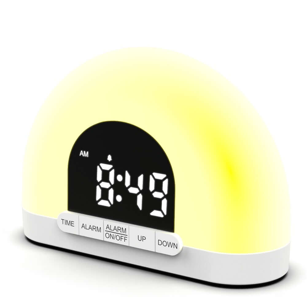 Wake-Up Light Simulated Sunrise Electronic Alarm Clock lamp | Kalsten