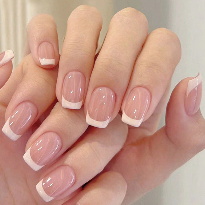 French Tip Acrylic Nail Set Kalsten