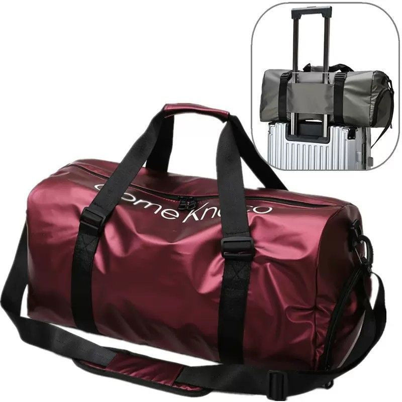 Travel bag with integrated trolley attachment system Kalsten