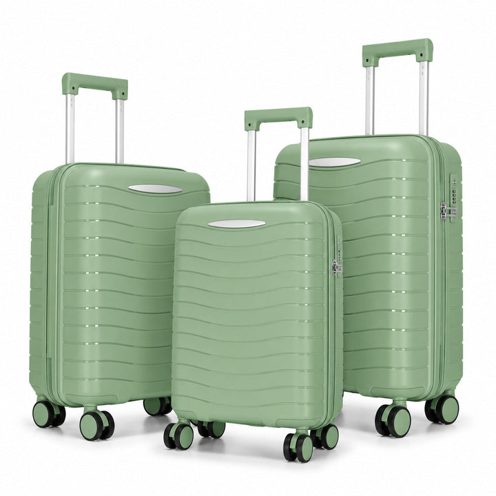 Hard Shell Suitcase Set with Innovative Pocket Organization Kalsten