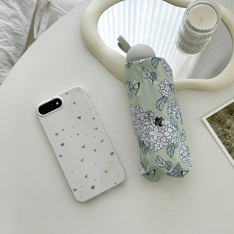 Women's Folding Umbrella with Innovative Floral Design Kalsten