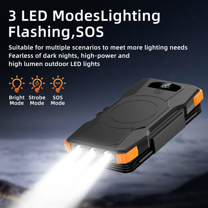 High-performance solar power bank with integrated LED lighting Kalsten
