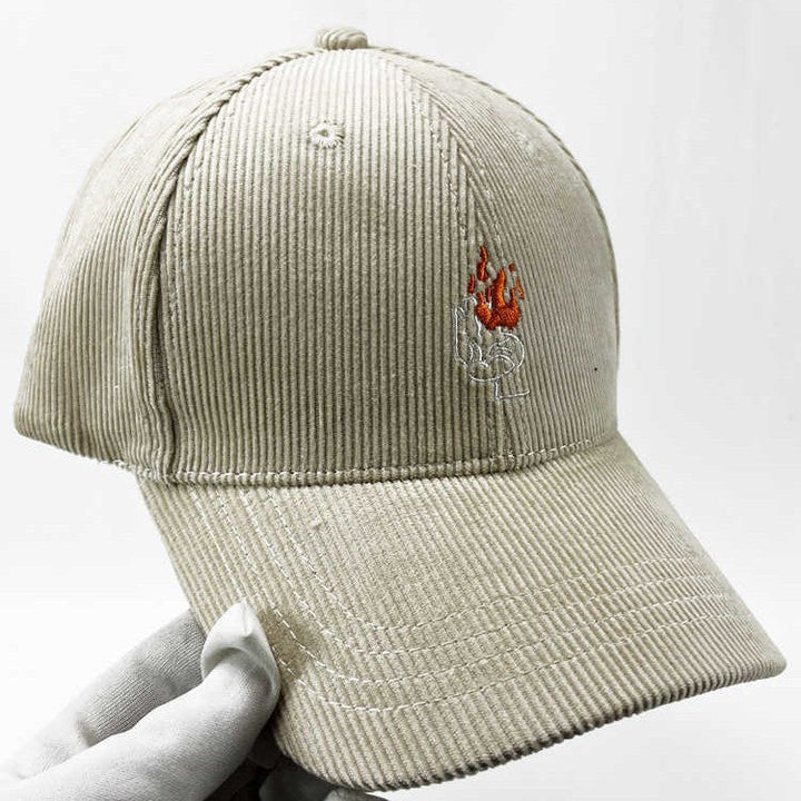 Men's Corduroy Graphic Baseball Cap Kalsten