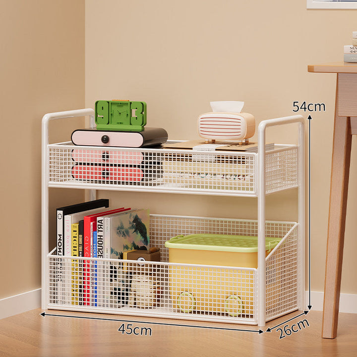 Mesh Multi-Shelf Storage Rack Kalsten